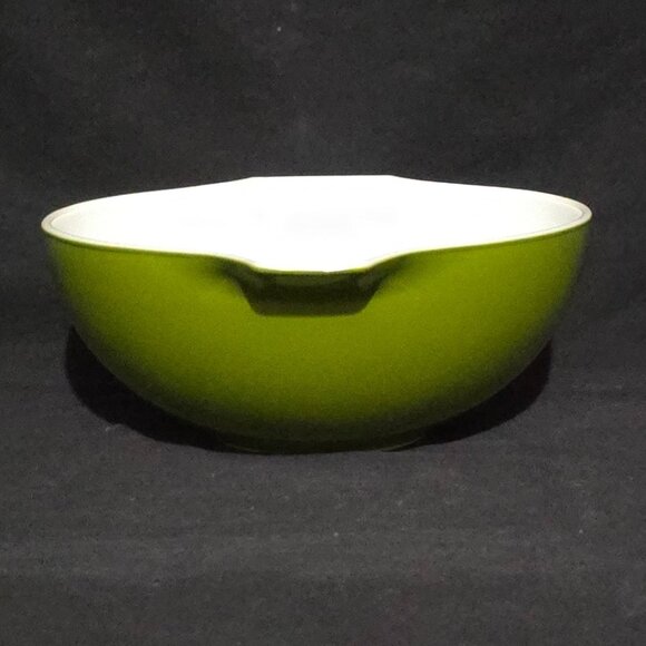 Pyrex Primary Color Green Mixing Bowl 1945-49 #444 4QT - Picture 2 of 5